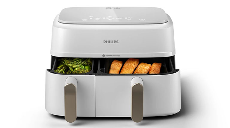 سرخ‌کن بدون روغن فیلیپس مدل Dual Basket Airfryer NA353/10