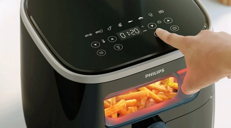 روش تمیز کردن شیشه سرخ کن