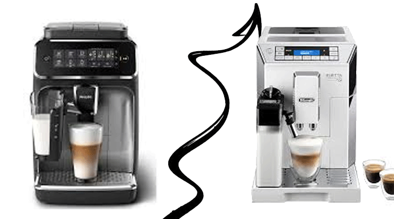 مقایسه اسپرسو ساز اتومات فیلیپس و دلونگی 